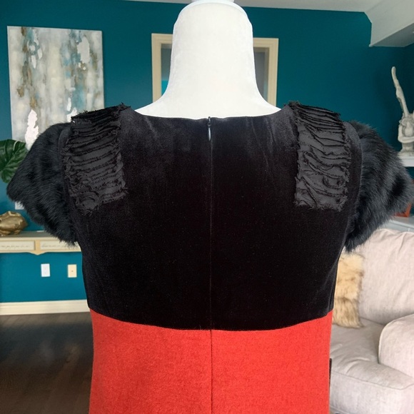 OECE Colorblock Parisian Mini Dress – Size Small - Picture 7 of 10